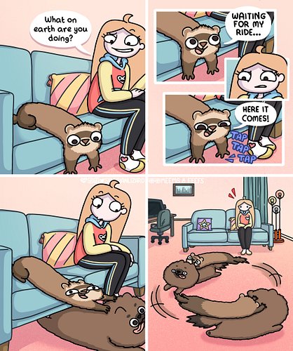 You know them, you love them, all that unearned confidence and tiny brain with no self preservation instinct 🤣 (tbh, that mig...