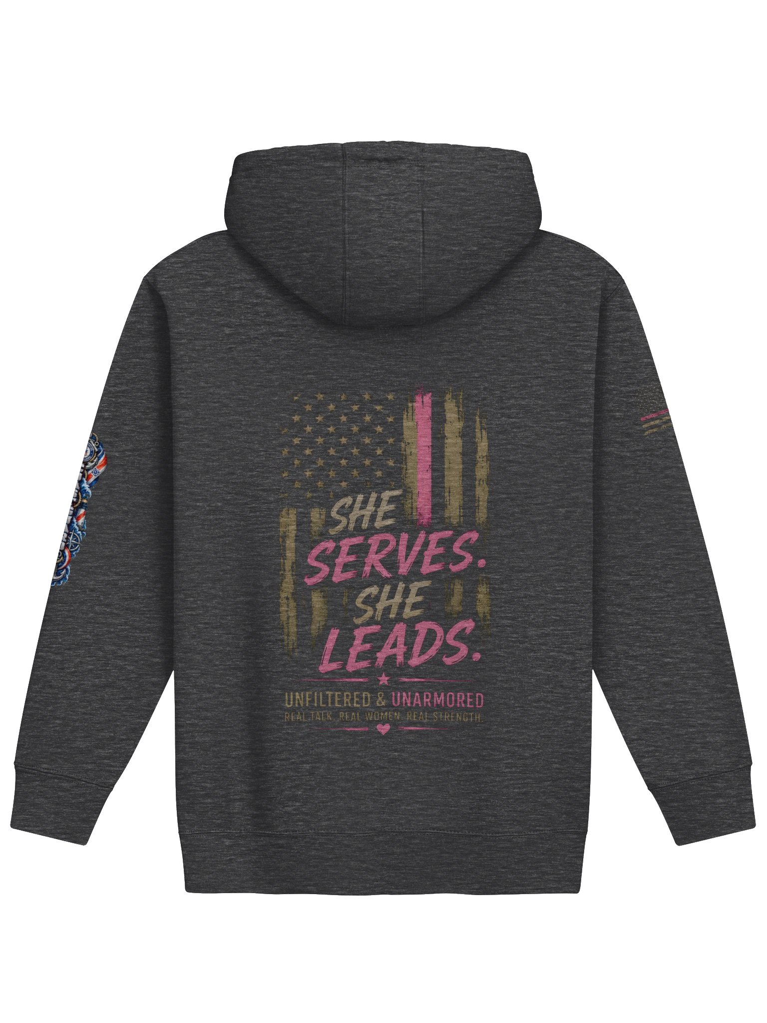 Coast Guard She Serves Hoodie product image (2)