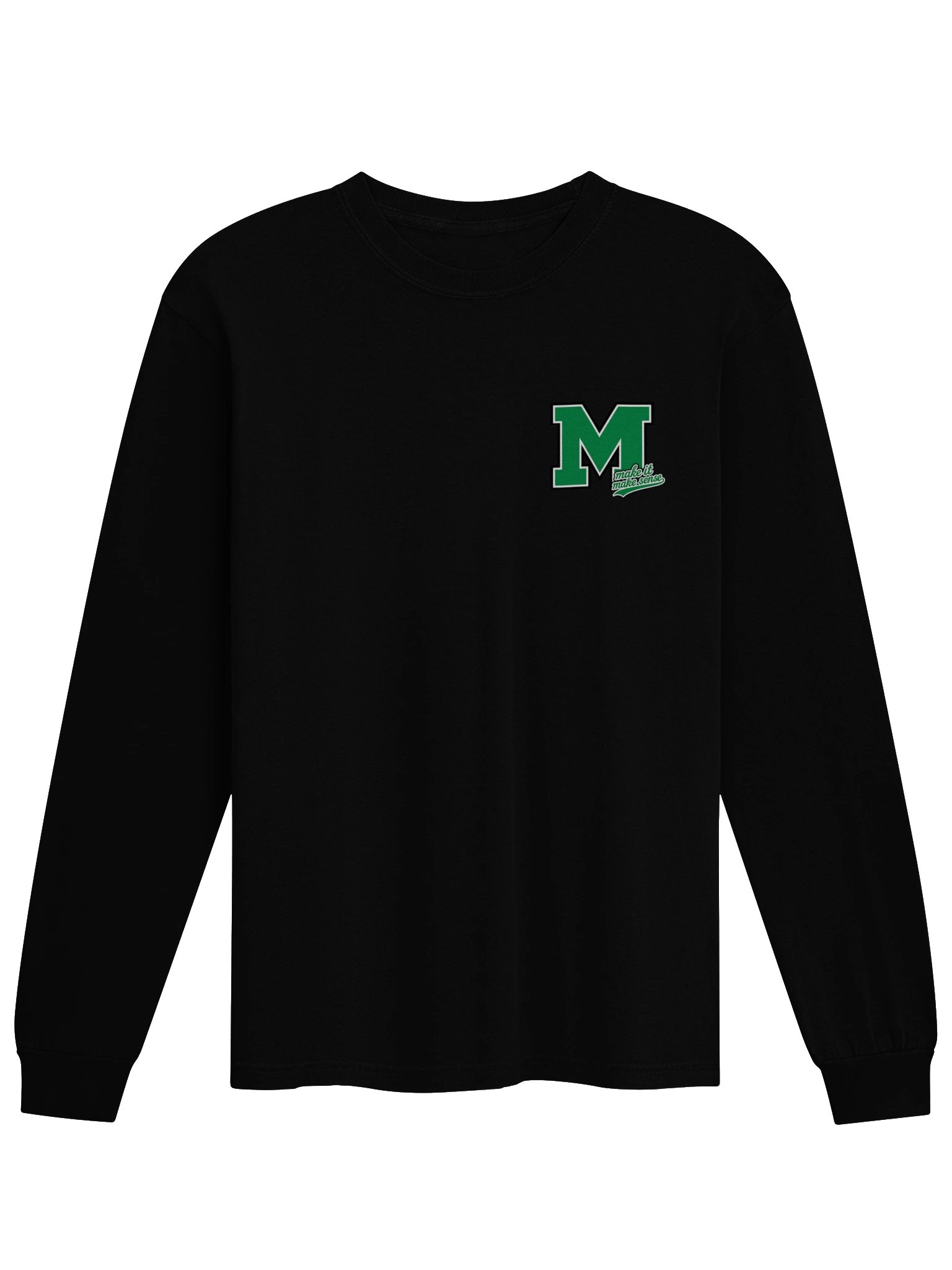 MIMS Green Varsity Logo Long Sleeve product image (1)