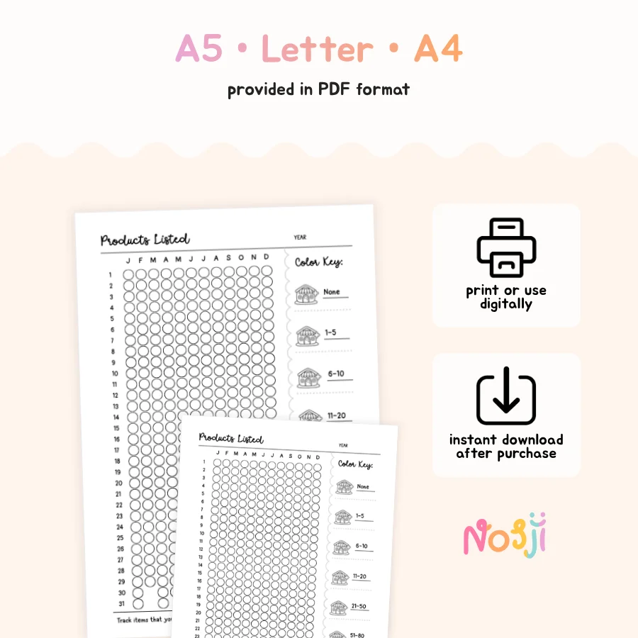 Products Listed Yearly Product Listing Tracker product image (2)