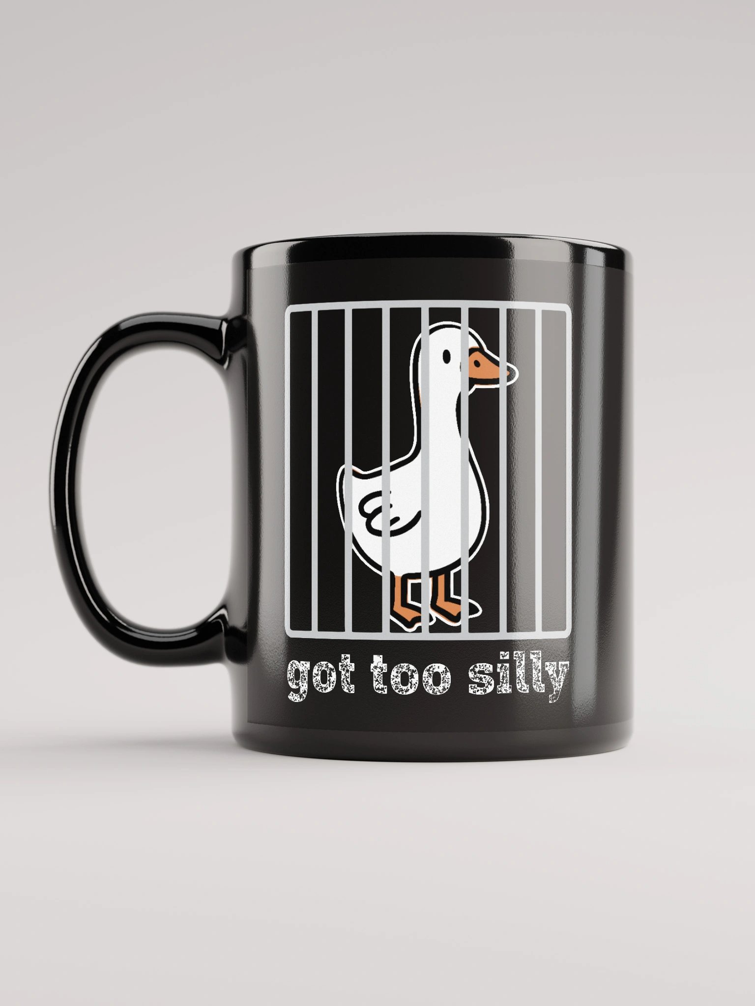 Got Too Silly Goose Classic Black Coffee Mug 1B1 product image (2)