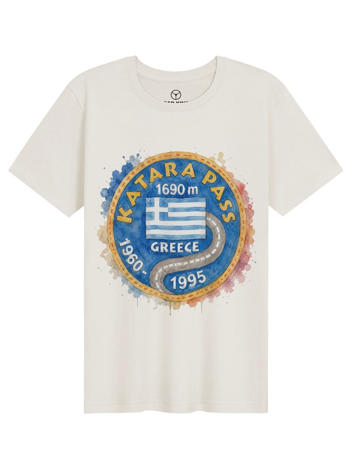 Katara Pass Greece – Vintage Road Badge product image (1)