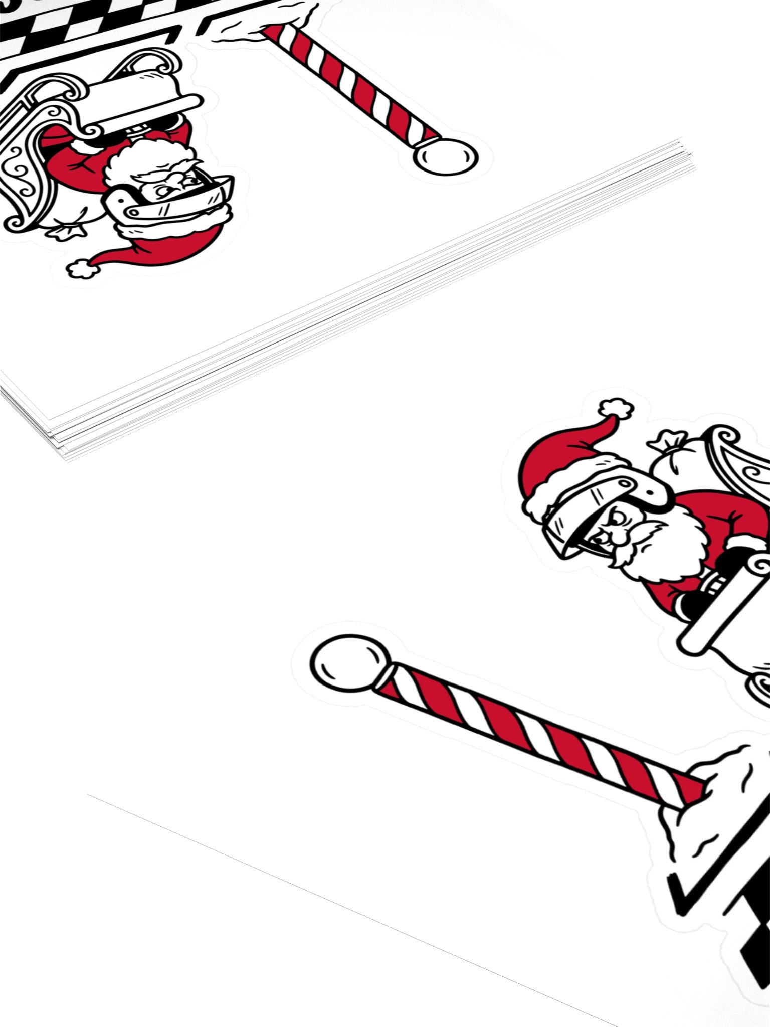 Pole Position Santa Sticker product image (4)