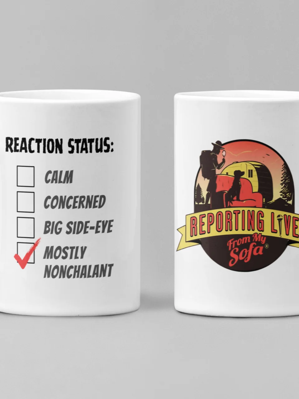 Mostly Nonchalant Reaction Status Mug product image (3)