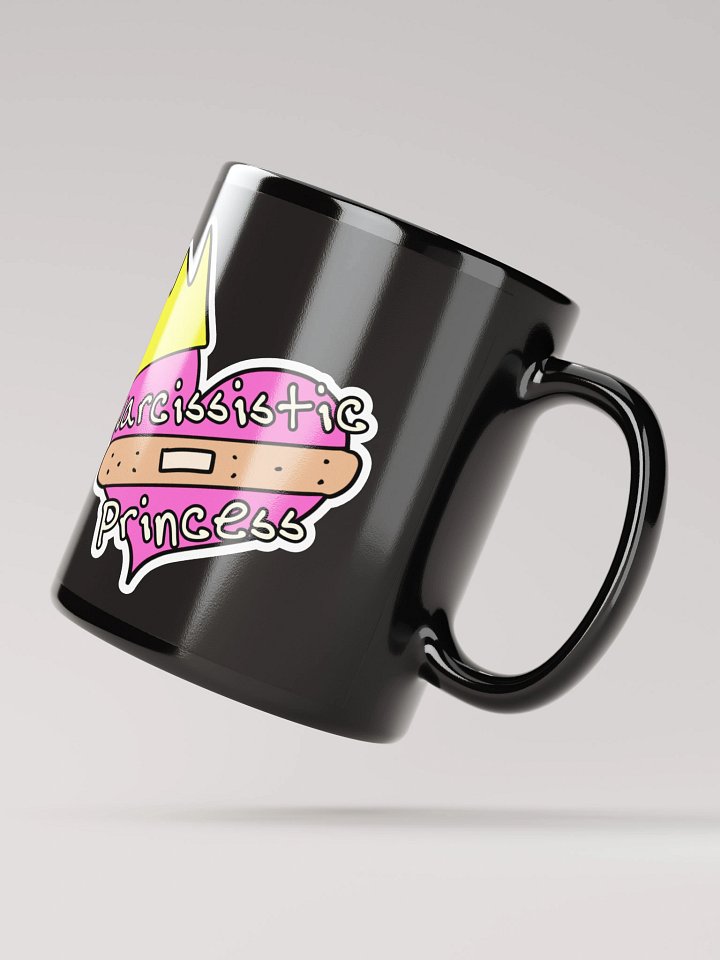 "Narcissistic Princess" Black Mug product image (2)