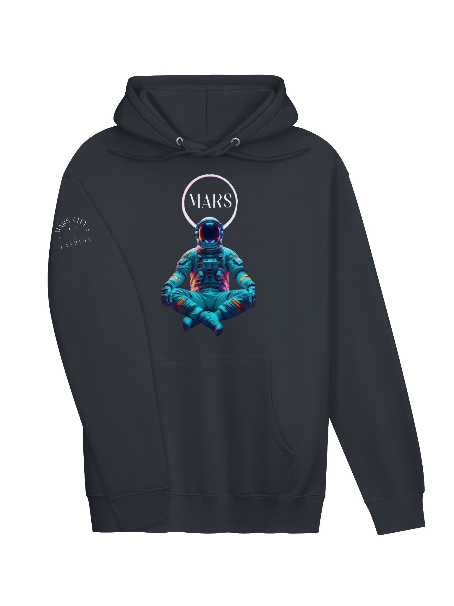 Mars City Neon Yoga Astronaut Hoodie product image (15)