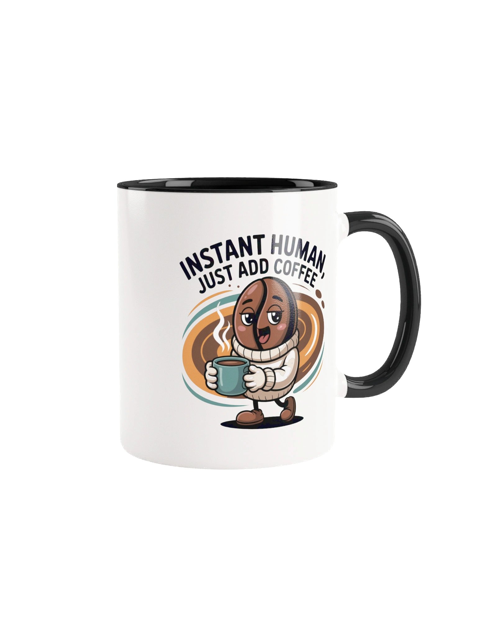 Instant Human Funny Coffee Mug- with Color Inside product image (1)