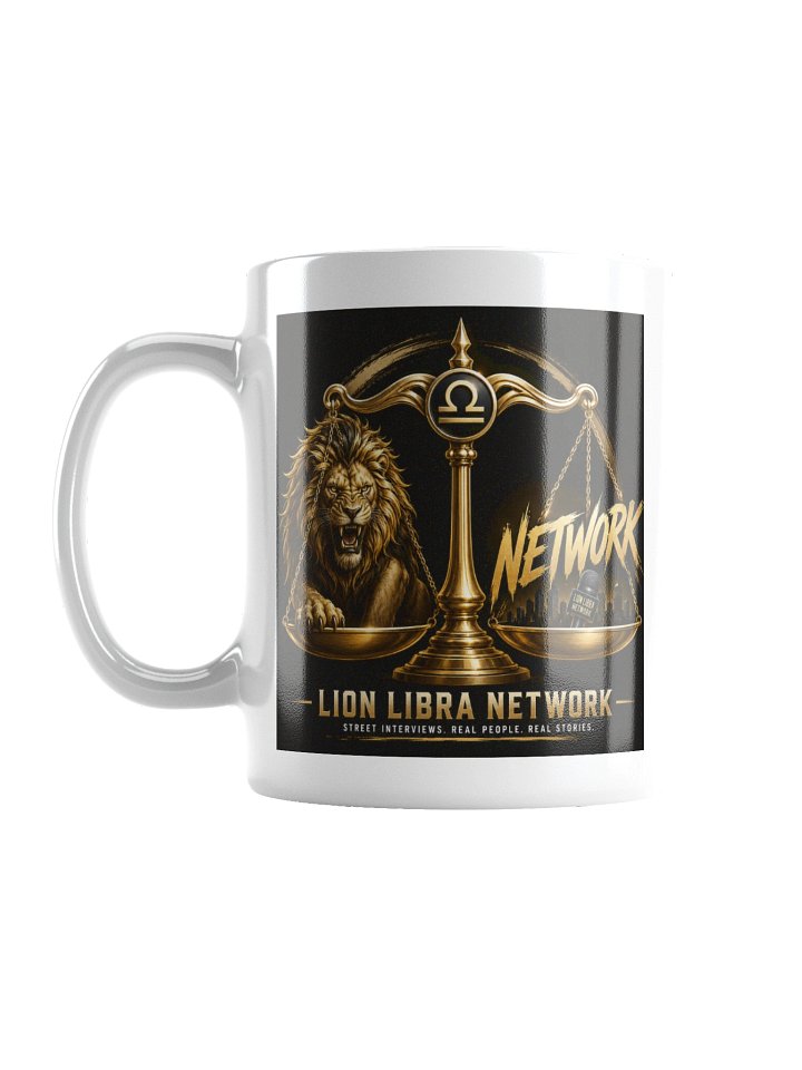 Lion Libra Network White Mug product image (3)