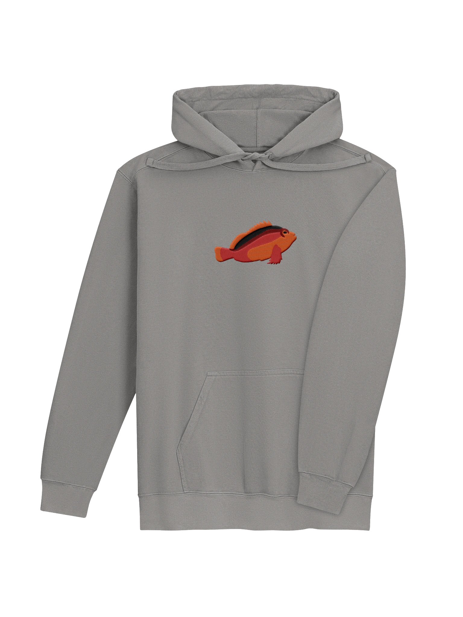 Flame Hawkfish Embroidered Hoodie | Saltwater Reef Aquarium Fish & Ocean Lover Apparel product image (16)