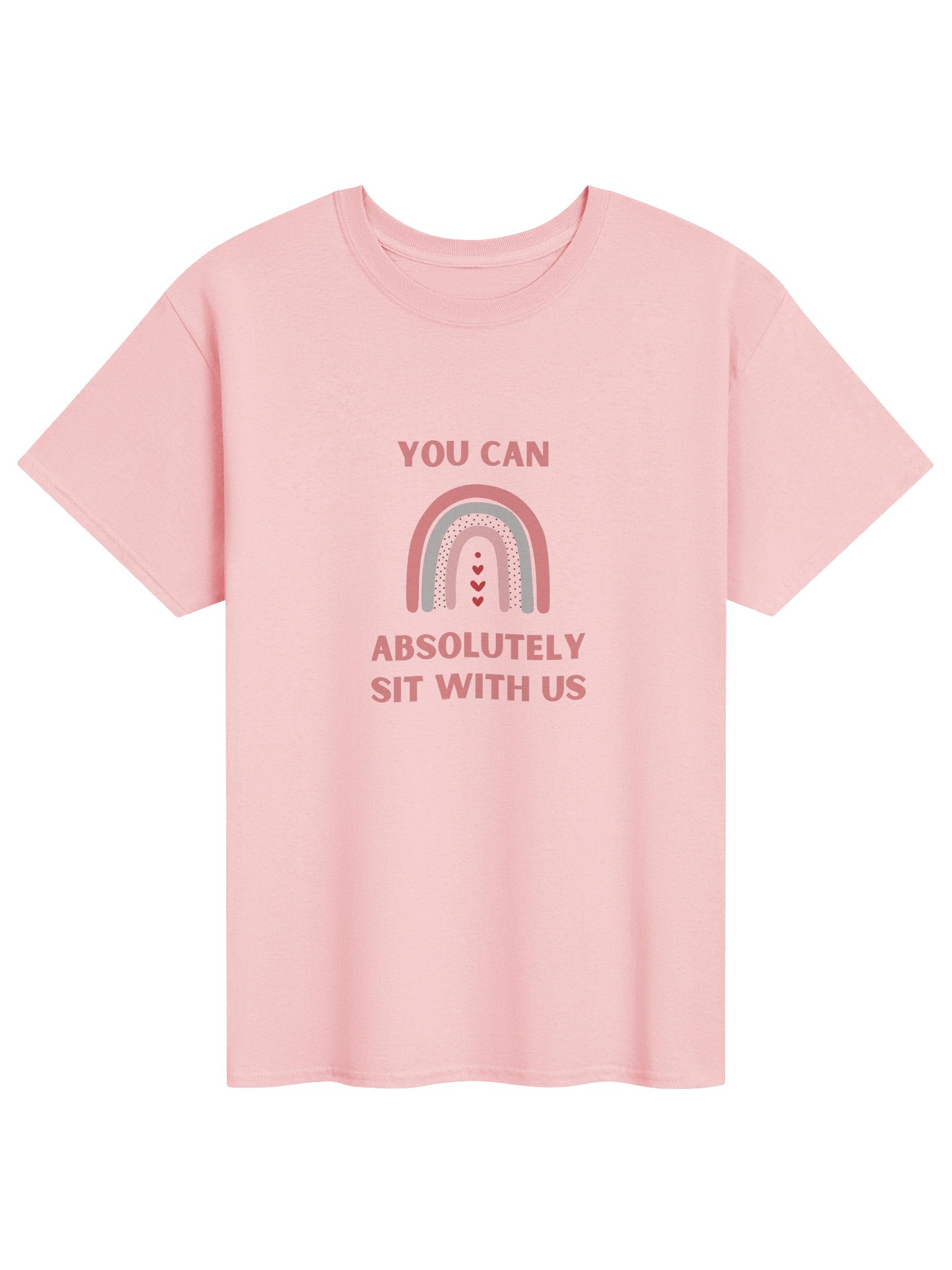 You Can Absolutely Sit With Us Rainbow Tee product image (3)