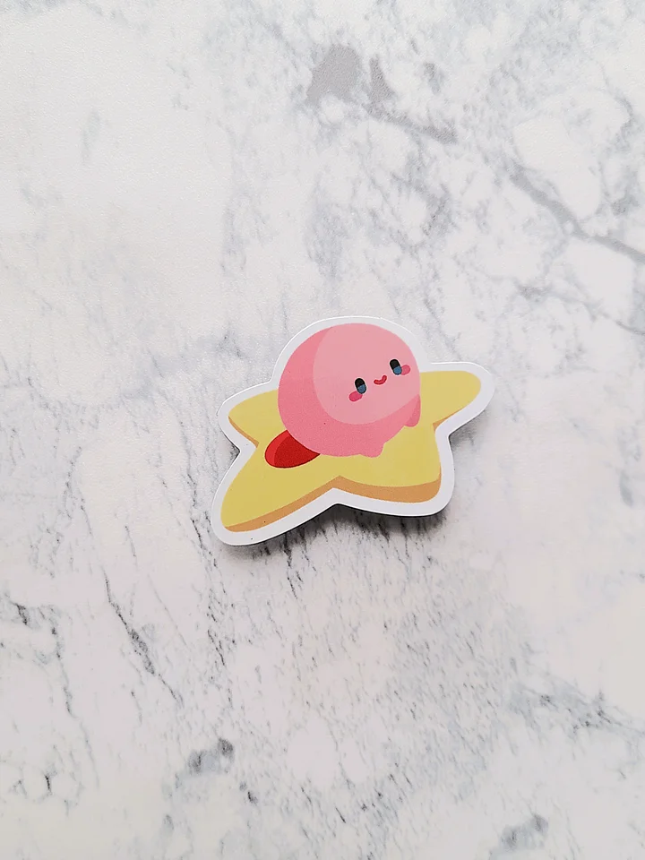 Star Kirby Sticker product image (1)