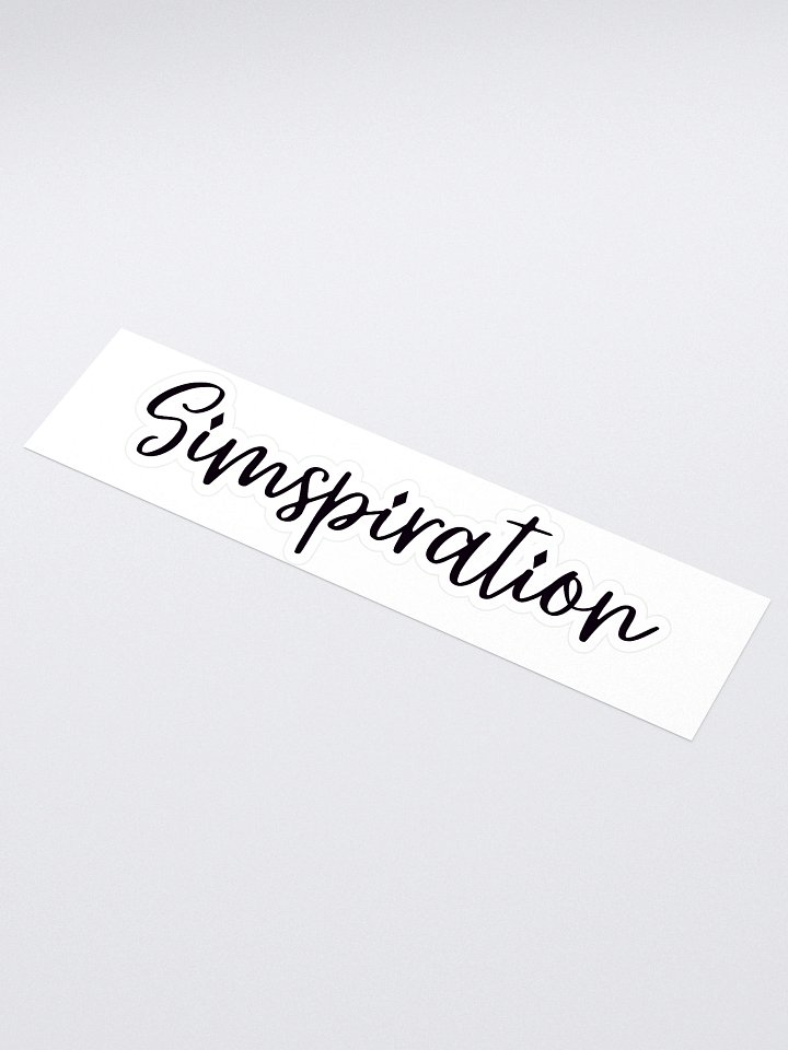 Simspiration Kiss Cut Sticker product image (1)
