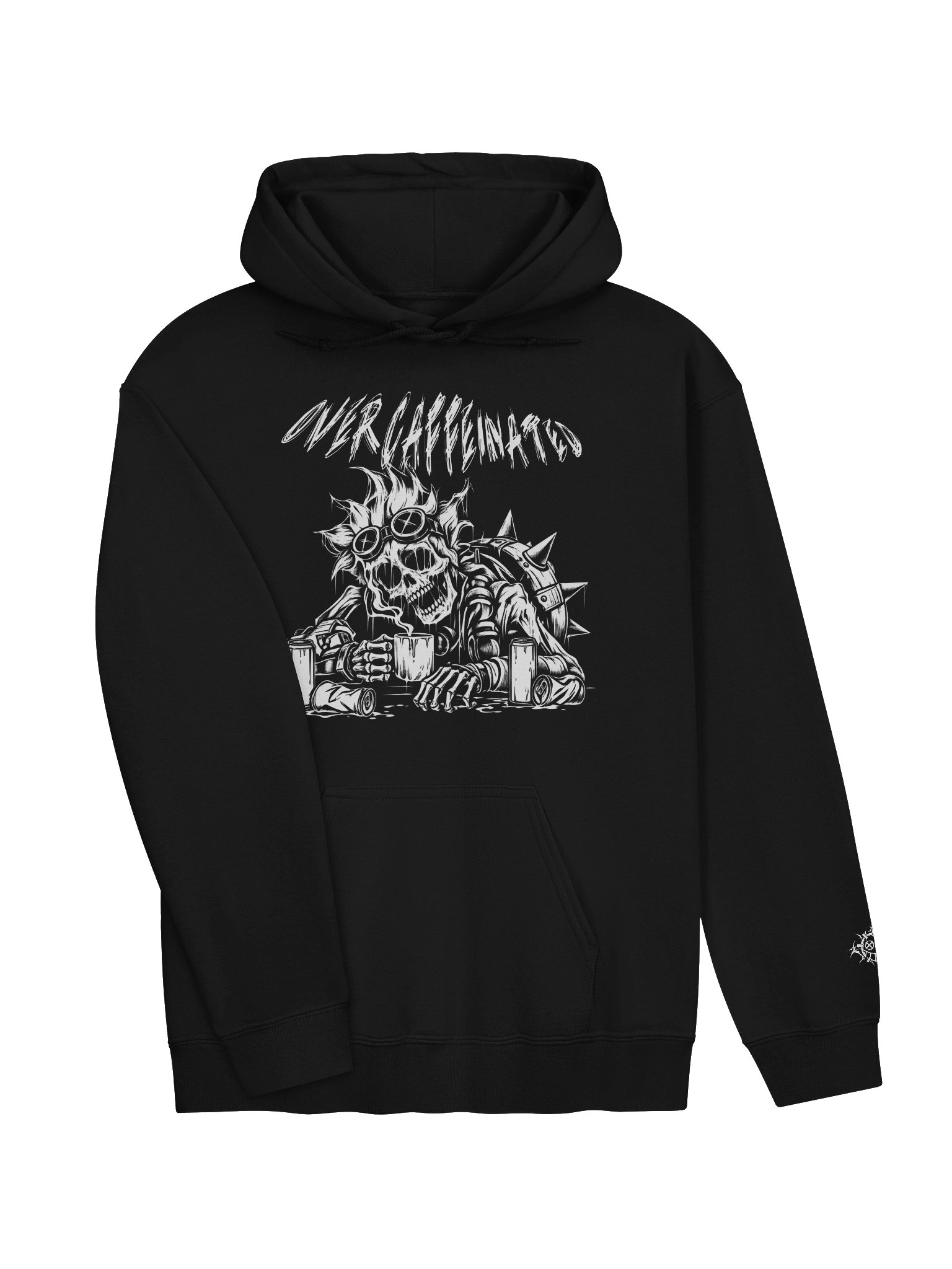 𝐎𝐕𝐄𝐑𝐂𝐀𝐅𝐅𝐄𝐈𝐍𝐀𝐓𝐄𝐃 (Hoodie) product image (3)