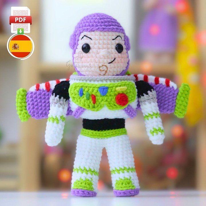 Patrón Amigurumi Inspirado en Buzz Lightyear de Toy Story product image (1)