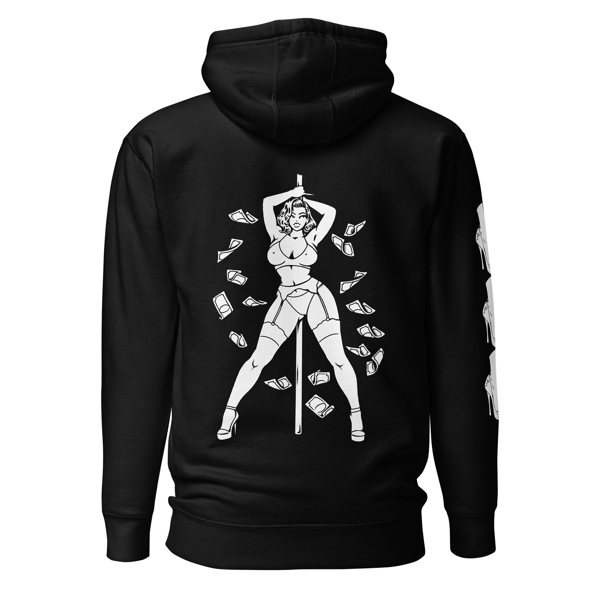 Violet hoodie - white product image (1)