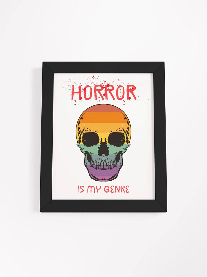Horror is my Genre Framed Poster product image (21)