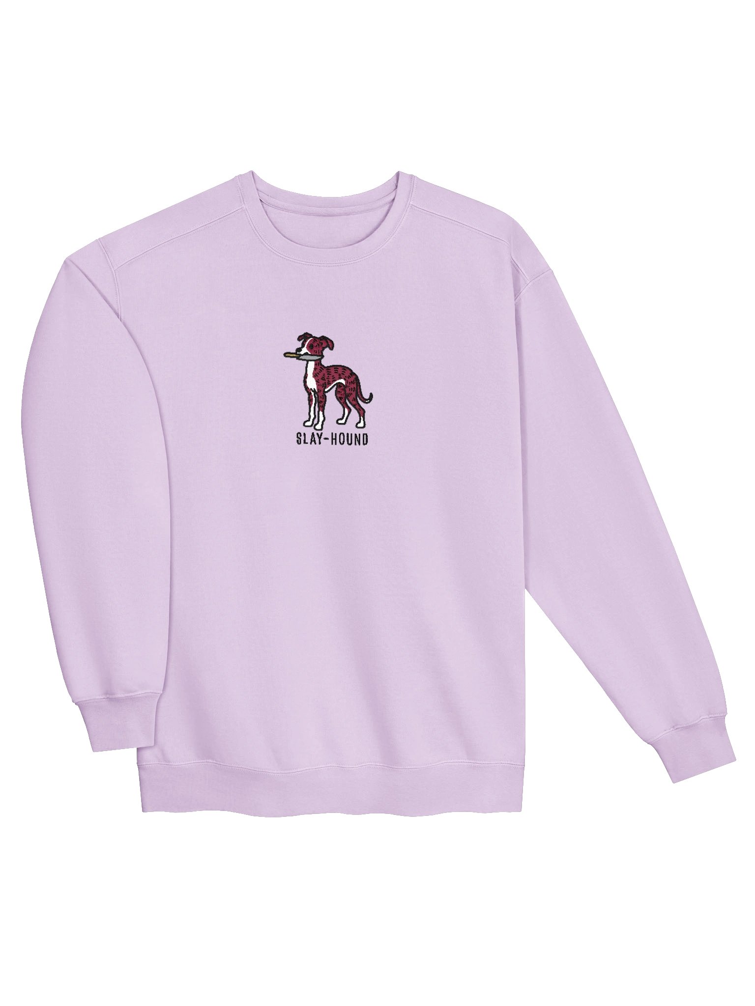 Slay-Hound Funny Chibi-Style Embroidered Premium Sweatshirt for Italian Greyhound(Red Brindle) Owners product image (35)