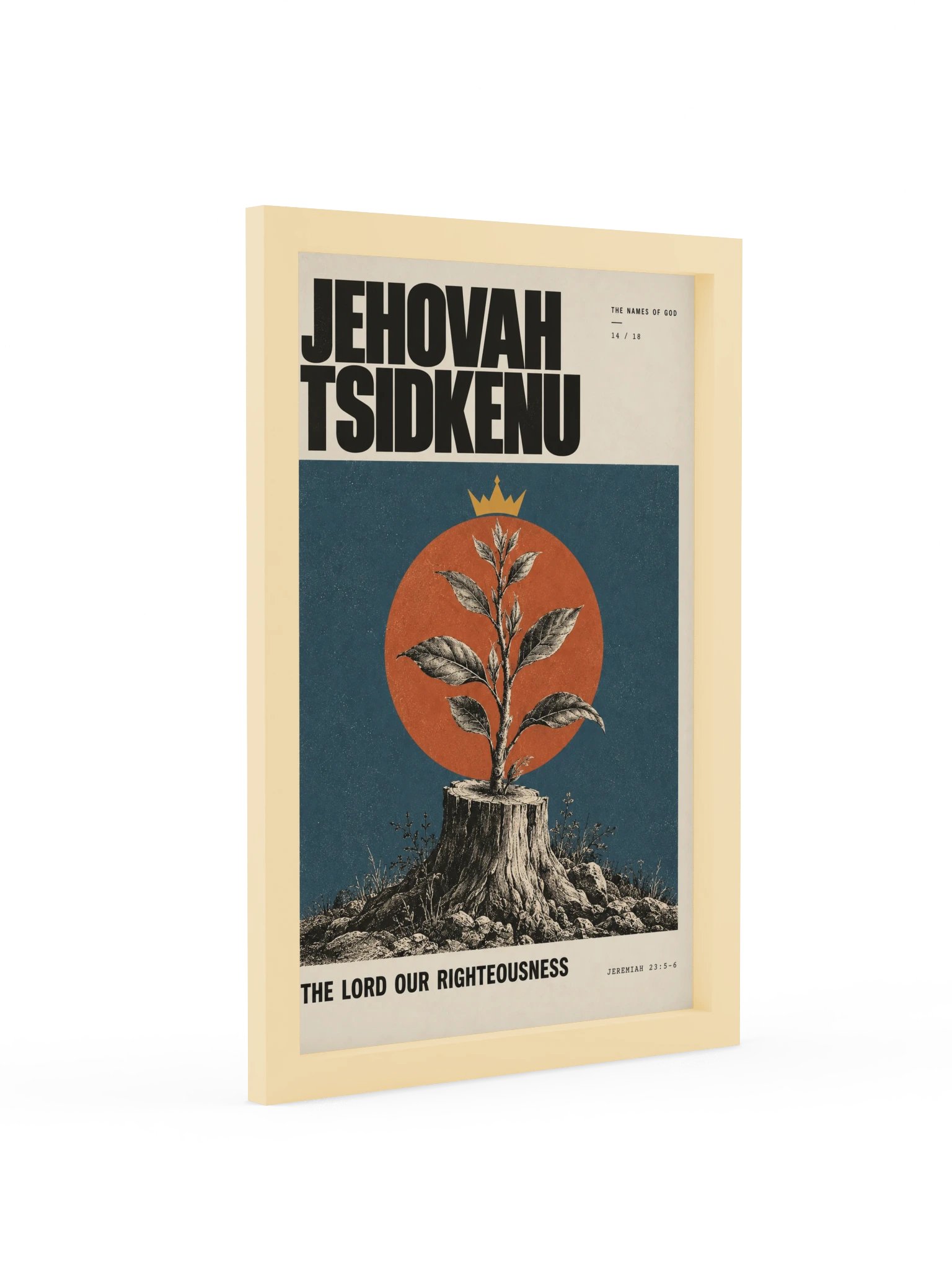 Jehovah Tsidkenu | Names of God Framed Print product image (3)