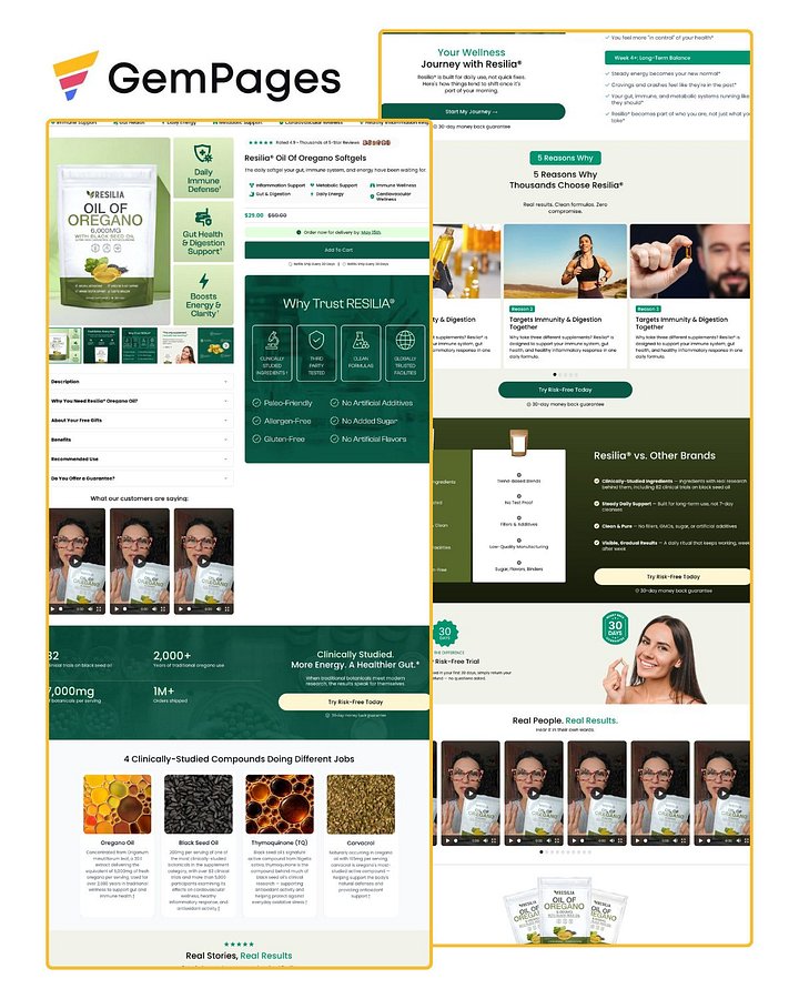 Resilia Product Page | Gempages Template product image (1)