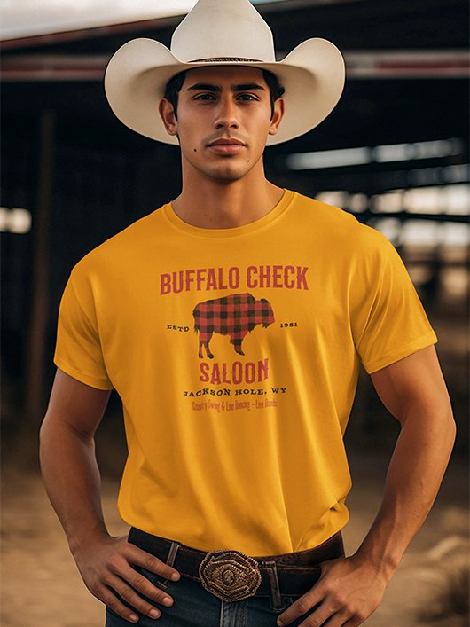 Buffalo Check Saloon • Unisex T-Shirt product image (61)