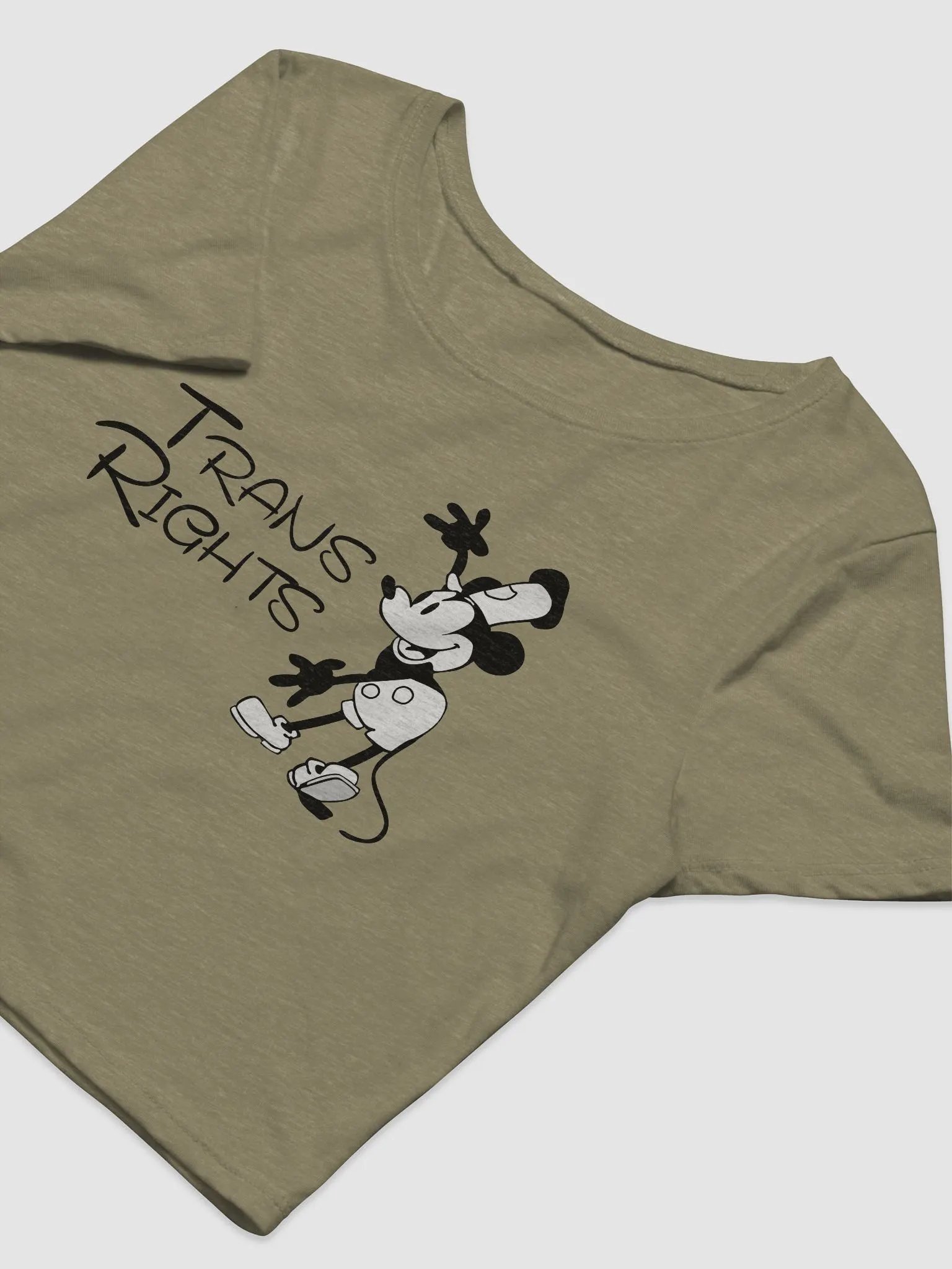 Steamboat Willie - Trans Rights Crop Tee product image (5)