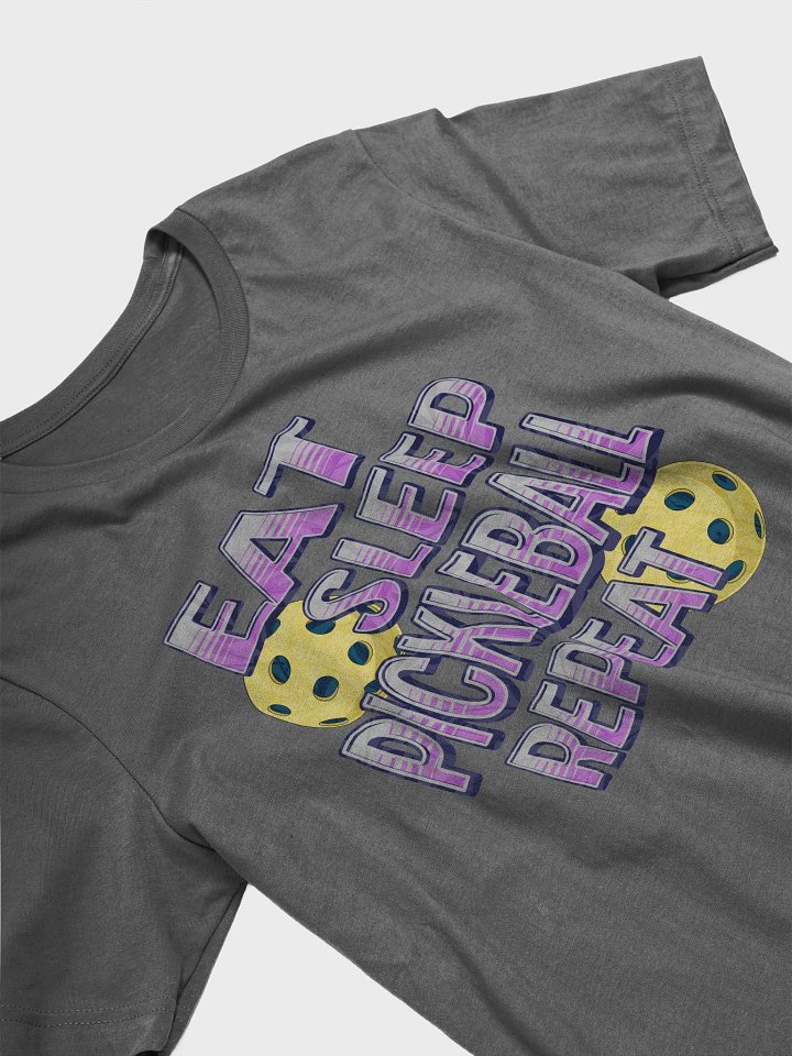 Eat Sleep Pickleball Repeat Angle Passion T-Shirt product image (2)