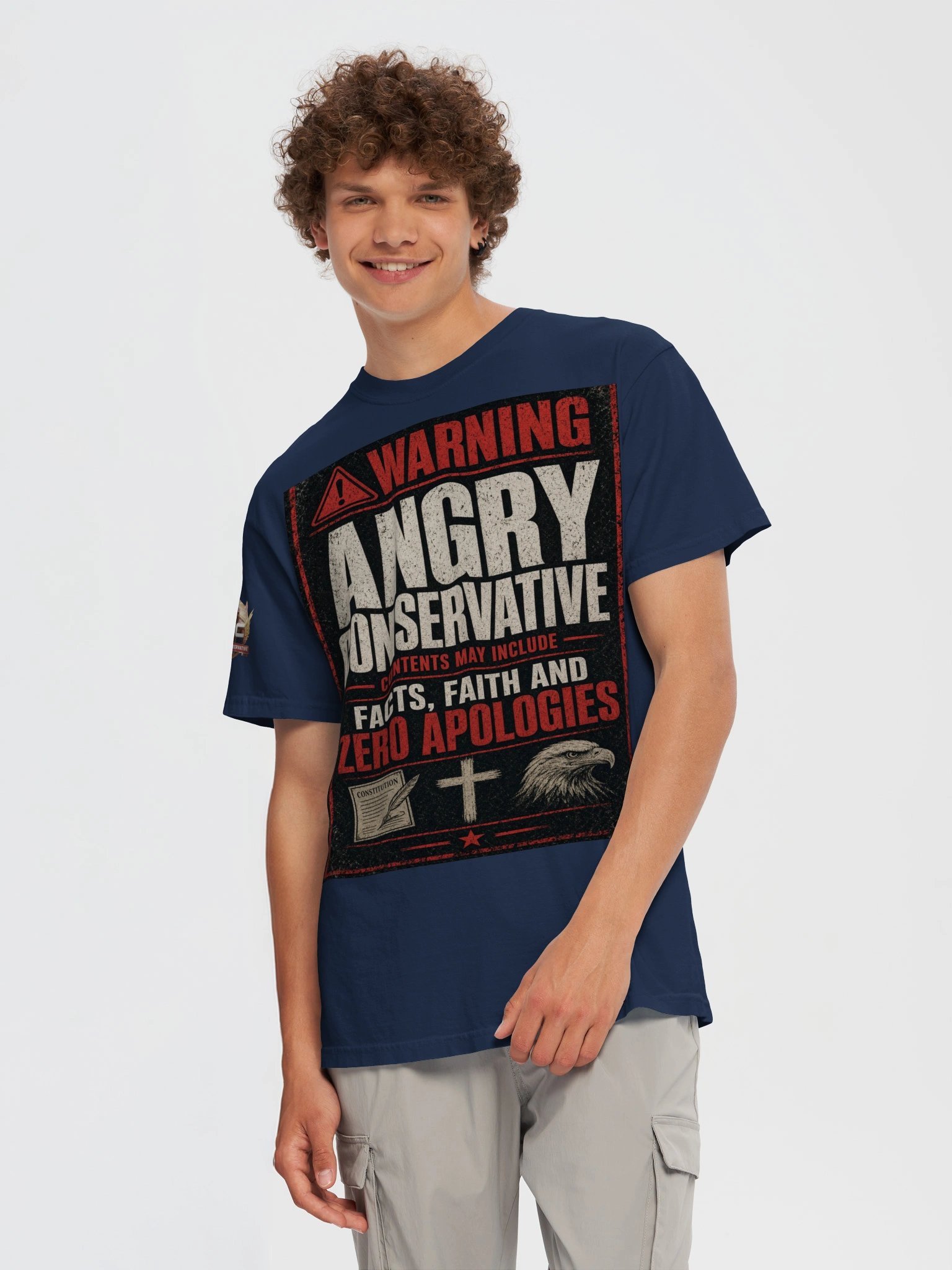 Warning T-shirt product image (5)