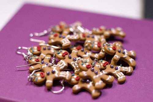 Throwback to last year when I made this pile of mini gingerbread people. Cute enough to eat, except they would taste terrible...