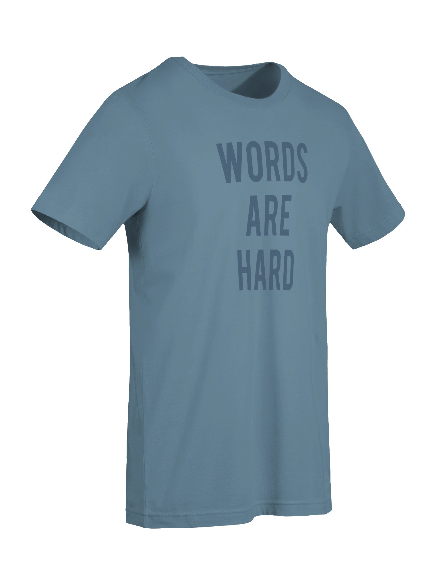 Words Are Hard - Steel Blue product image (7)