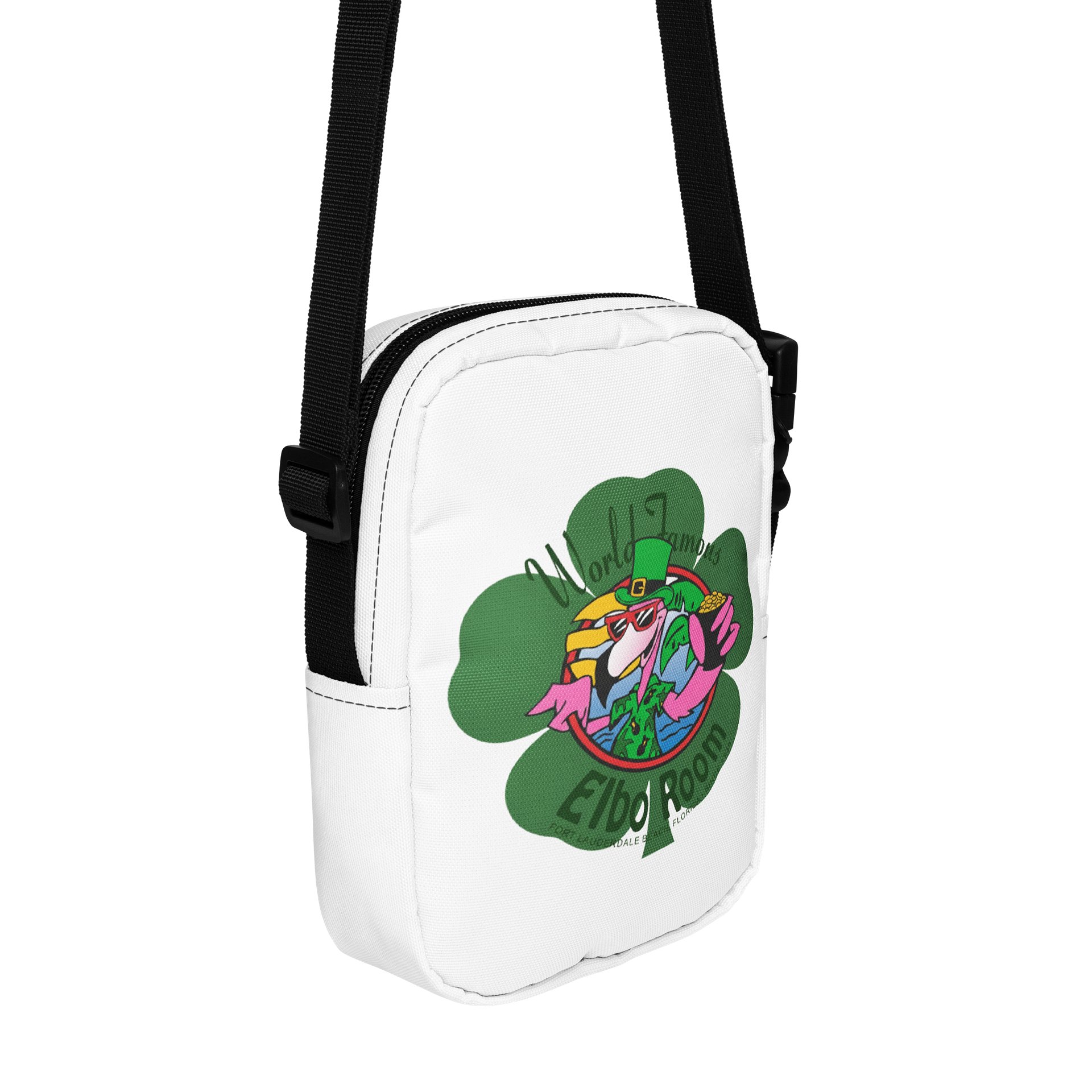 St. Paddy’s Elbo Room "Luck of the Flamingo" Crossbody Bag product image (1)