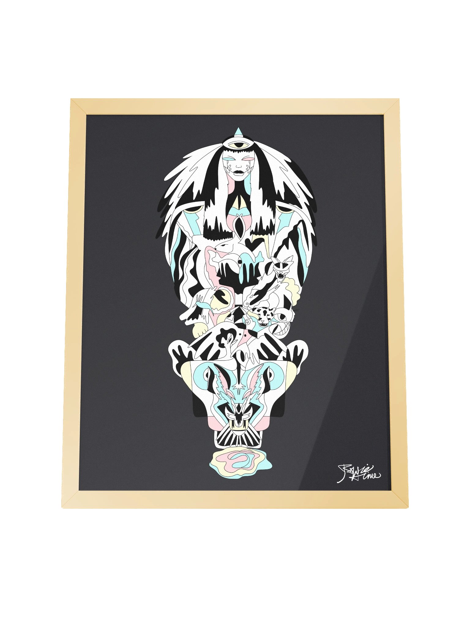 Framed Poster Wall Art: The Goddess of Balance product image (4)