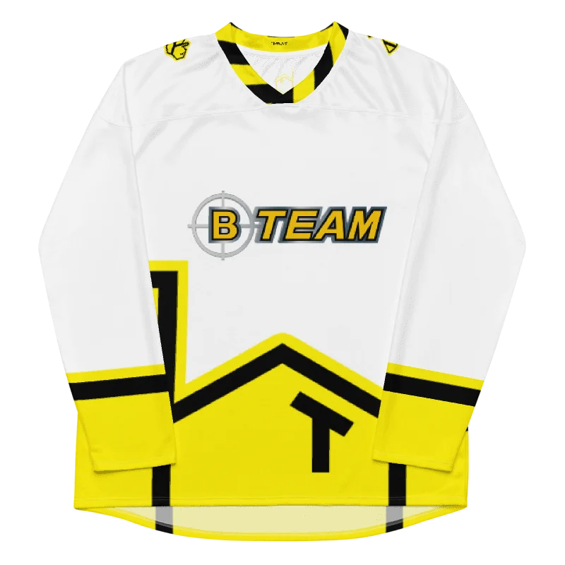 B-Team Sting Jersey - White And Yellow - Blank product image (3)