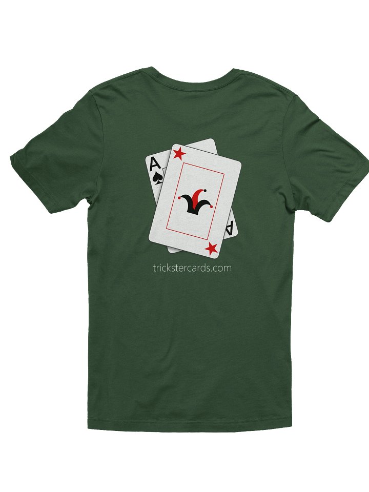 Trickster Cards Left Chest T-Shirt with Back product image (2)