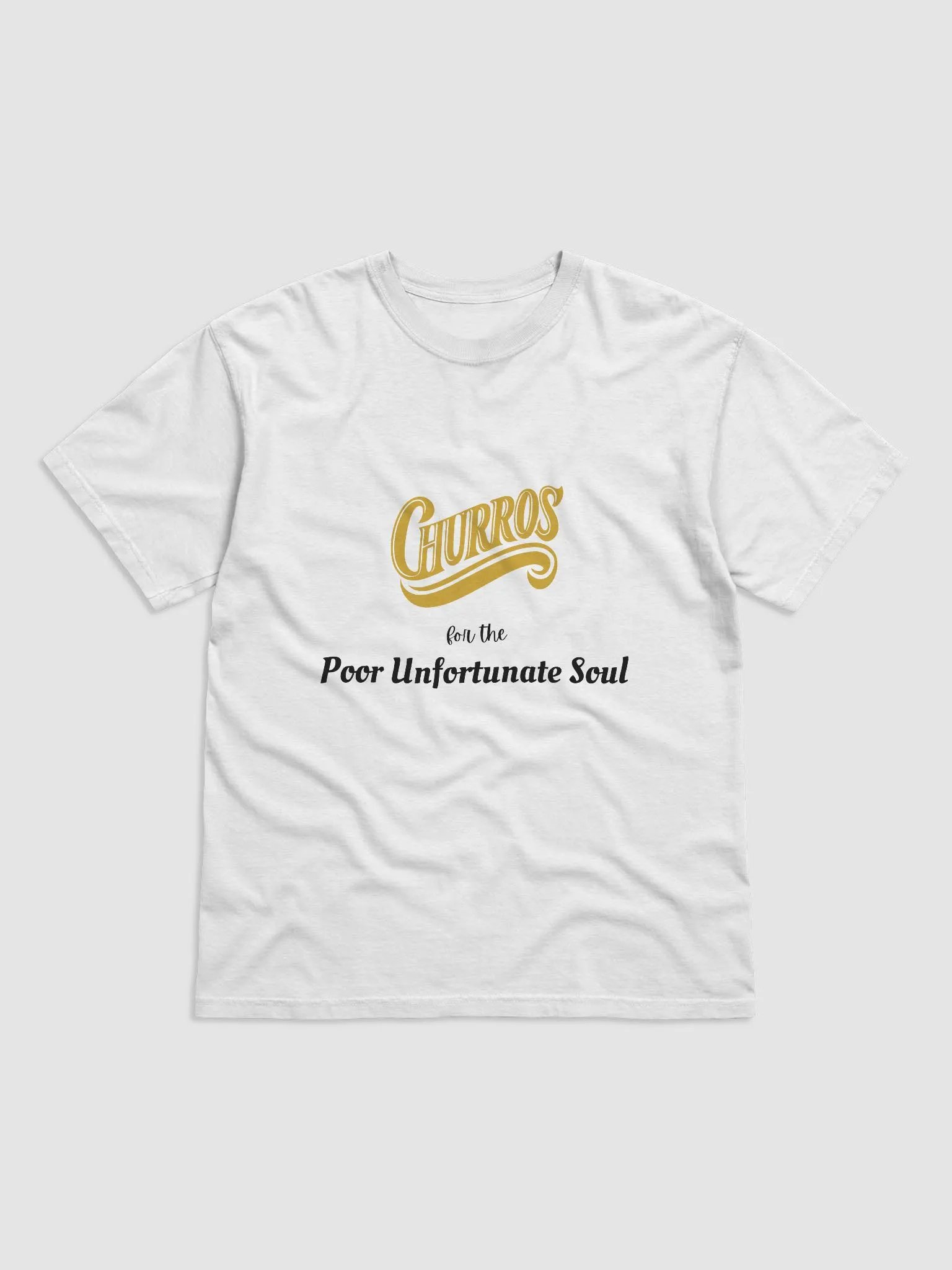 Churros for the Poor Unfortunate Soul Heavyweight Tee (White) product image (1)