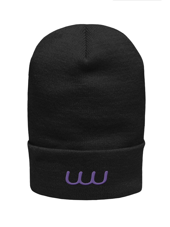 UUU beanie (purple logo) product image (1)