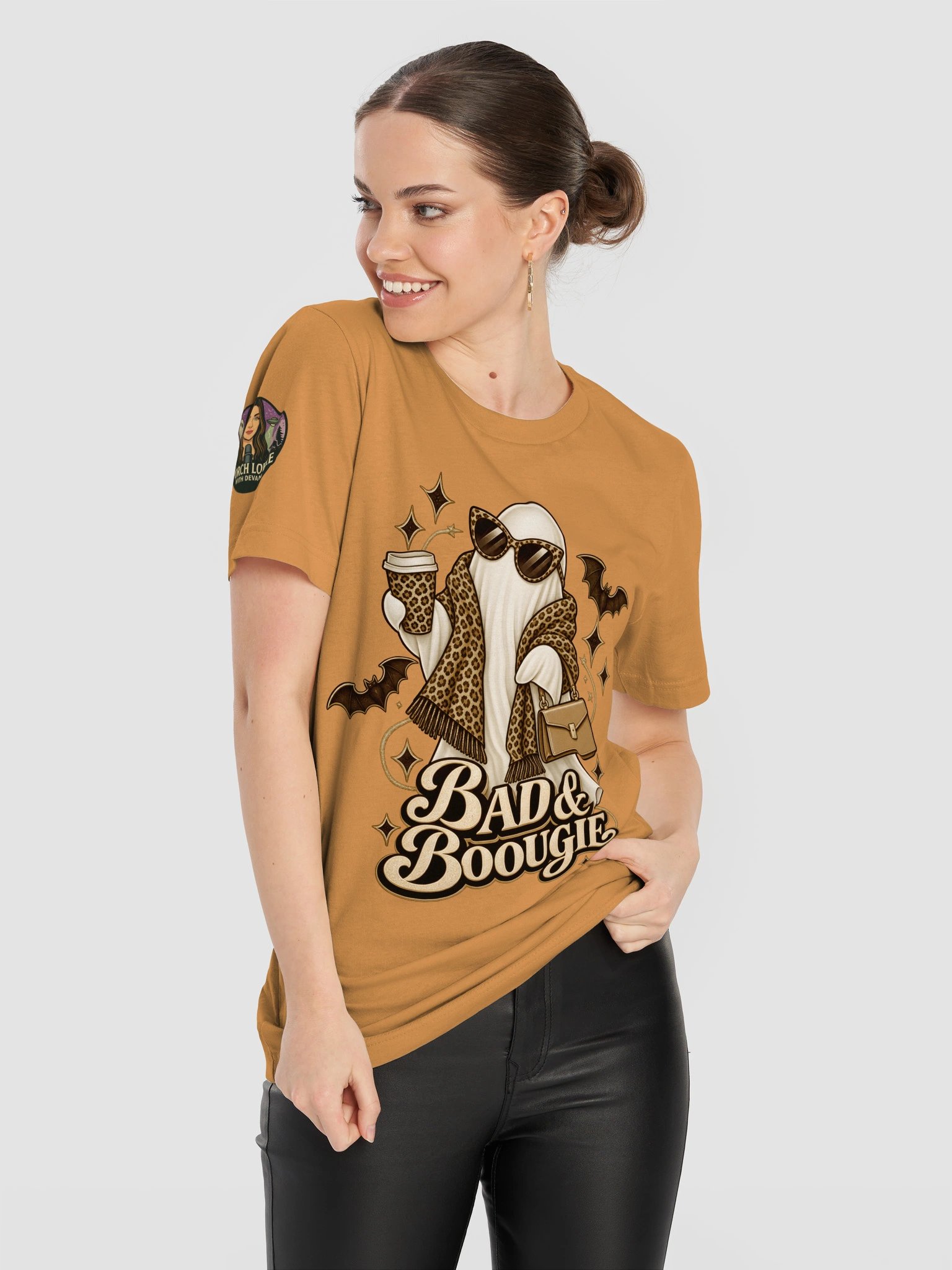 LIMITED EDITION-HALLOWEEN *BAD & BOOUGIE* SOFT T-SHIRT product image (99)