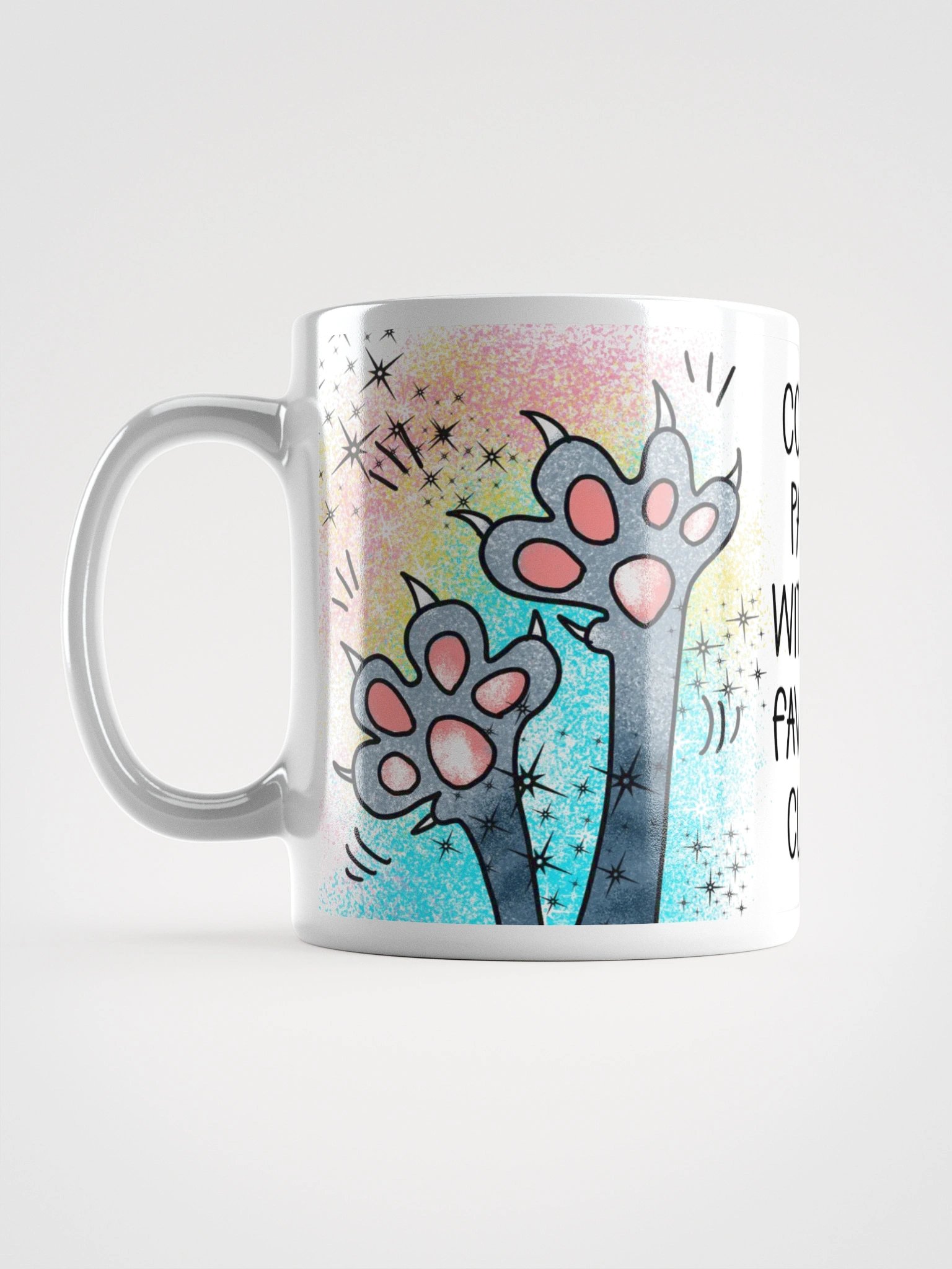 Claws & Coffee Cartoon Mug product image (18)