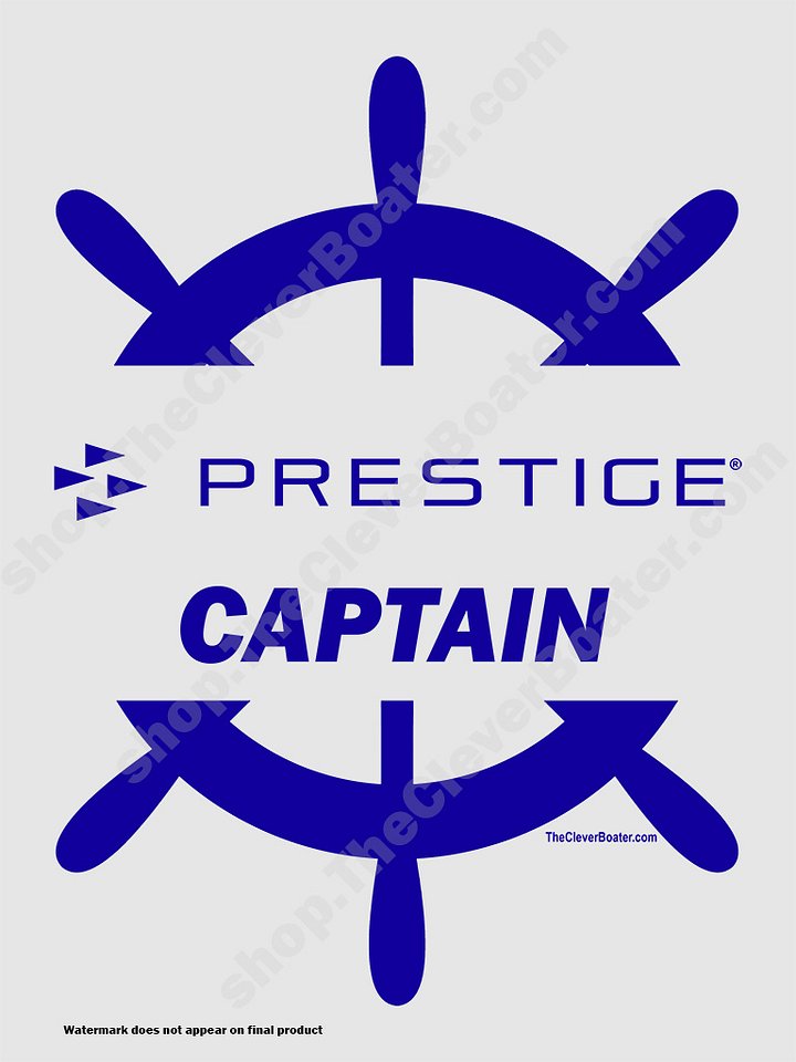 Prestige Captain - T-Shirt - Light Shirt w/Blue Logo product image (2)
