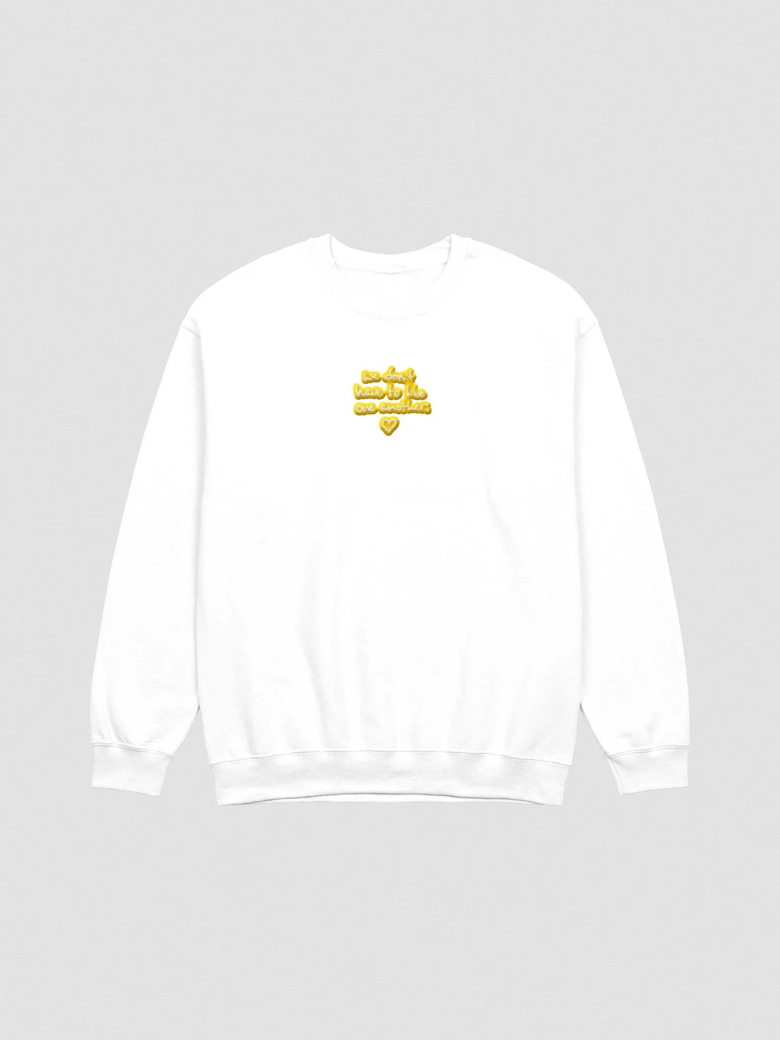 ONE ANOTHER (gold bubble design 2) embroidered crewneck product image (2)