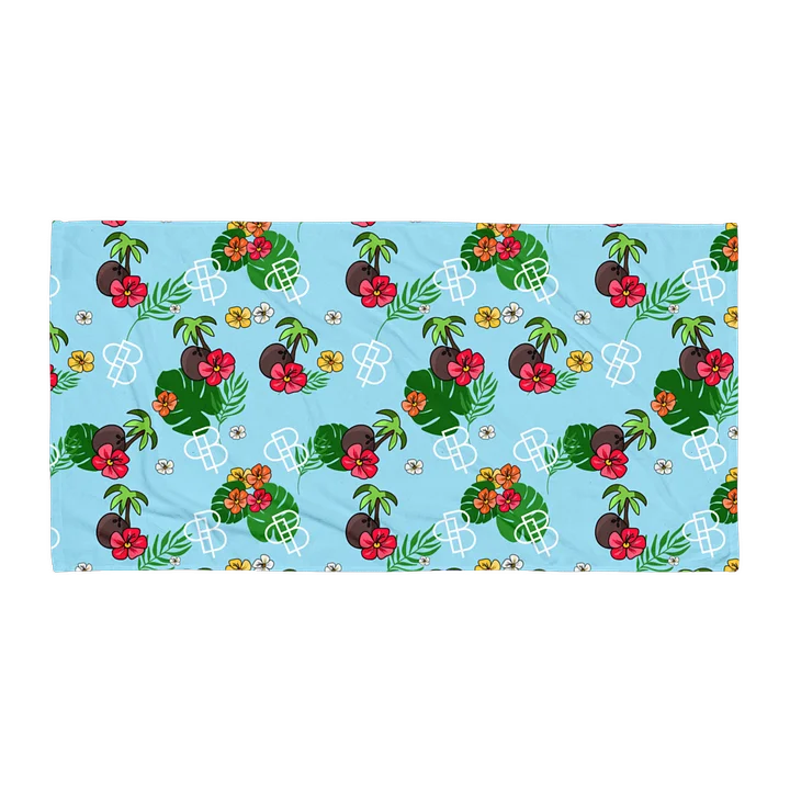 Tropical Island Towel in Columbia Blue product image (2)