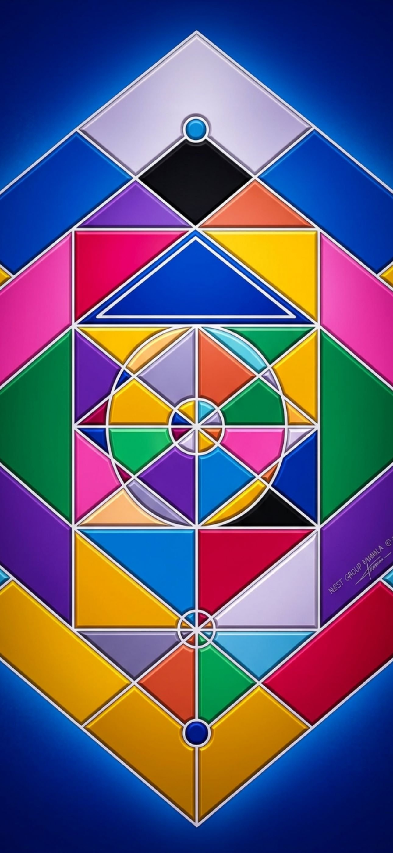 New Gothic Mandala — Bundle Digitale (Wallpaper + Stampa) product image (1)