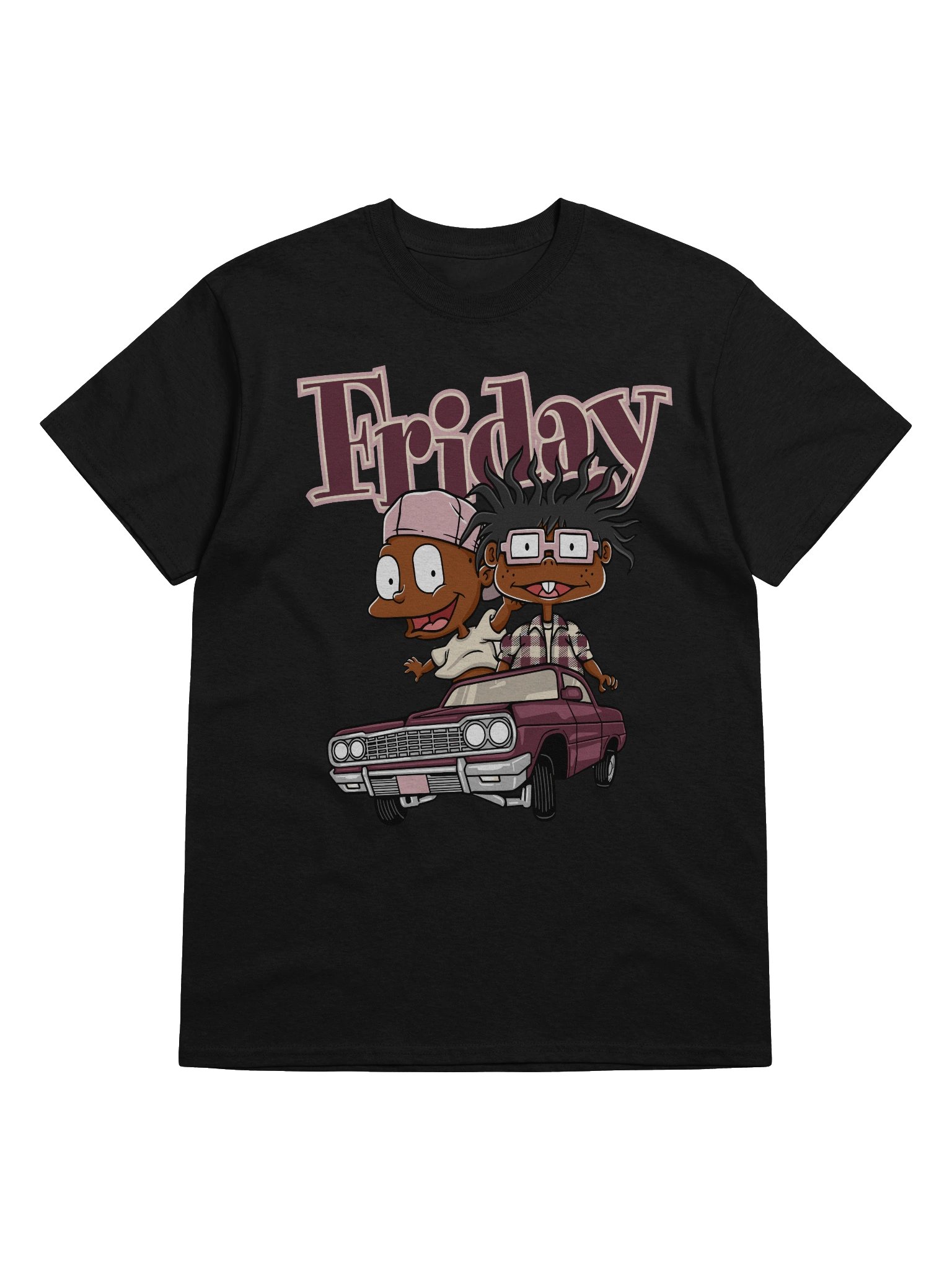 Weekend Drive Cartoon T-Shirt - Unisex T-Shirt – Premium Printed T-Shirt for Everyday Casual & Streetwear product image (5)