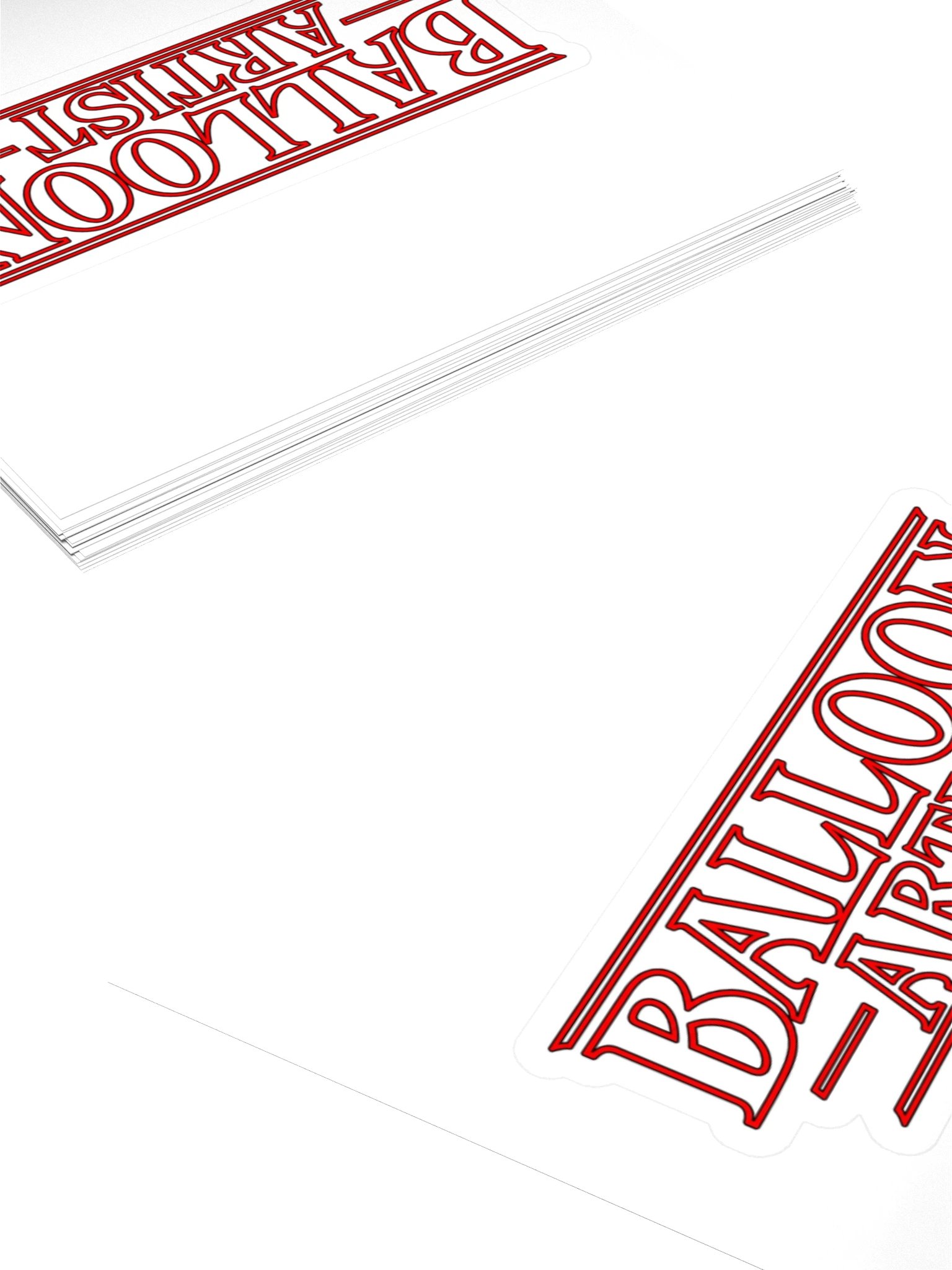 Balloon Artist Stranger Twists Kiss Cut Sticker product image (4)