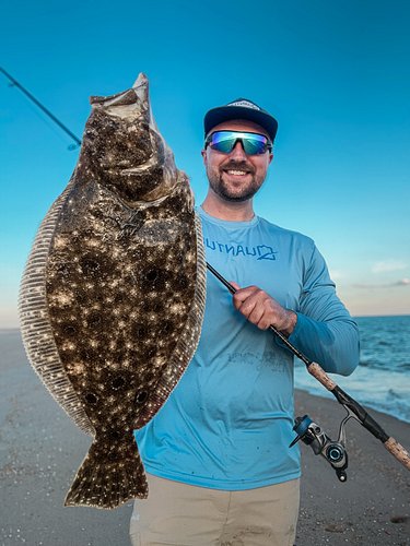 A keeper fluke turned into an impromptu late night cooking show. @thelinecookfishing and I have been wanting to do a same day...