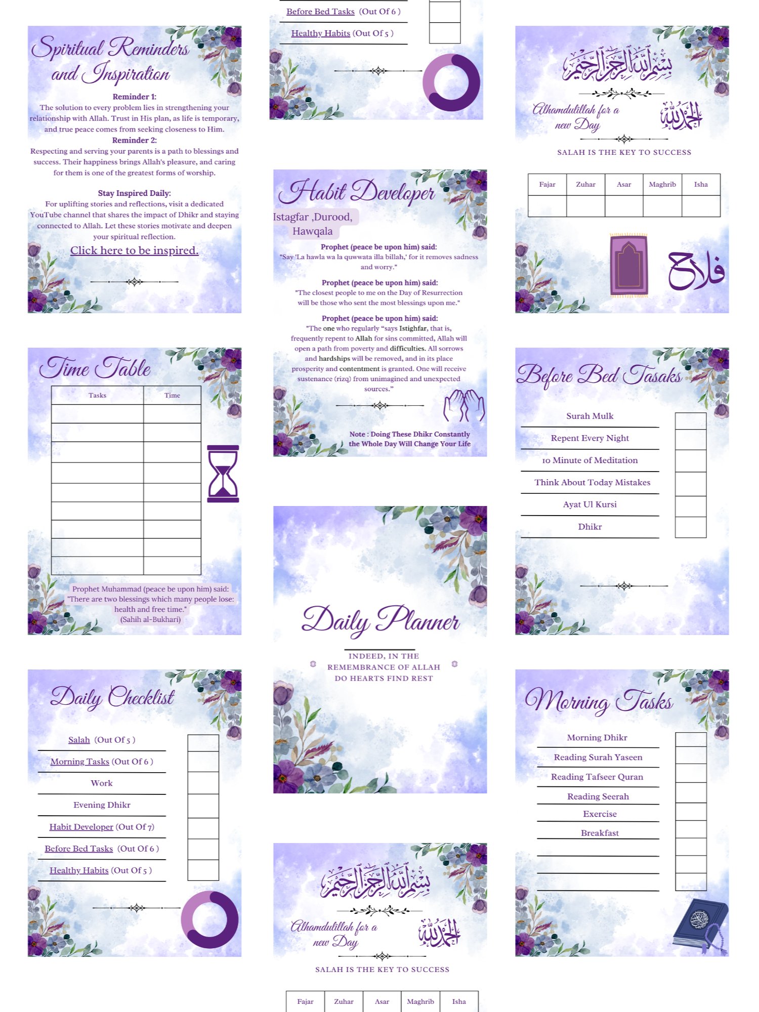 The Ultimate MuslimAscend Digital Daily Planner product image (5)