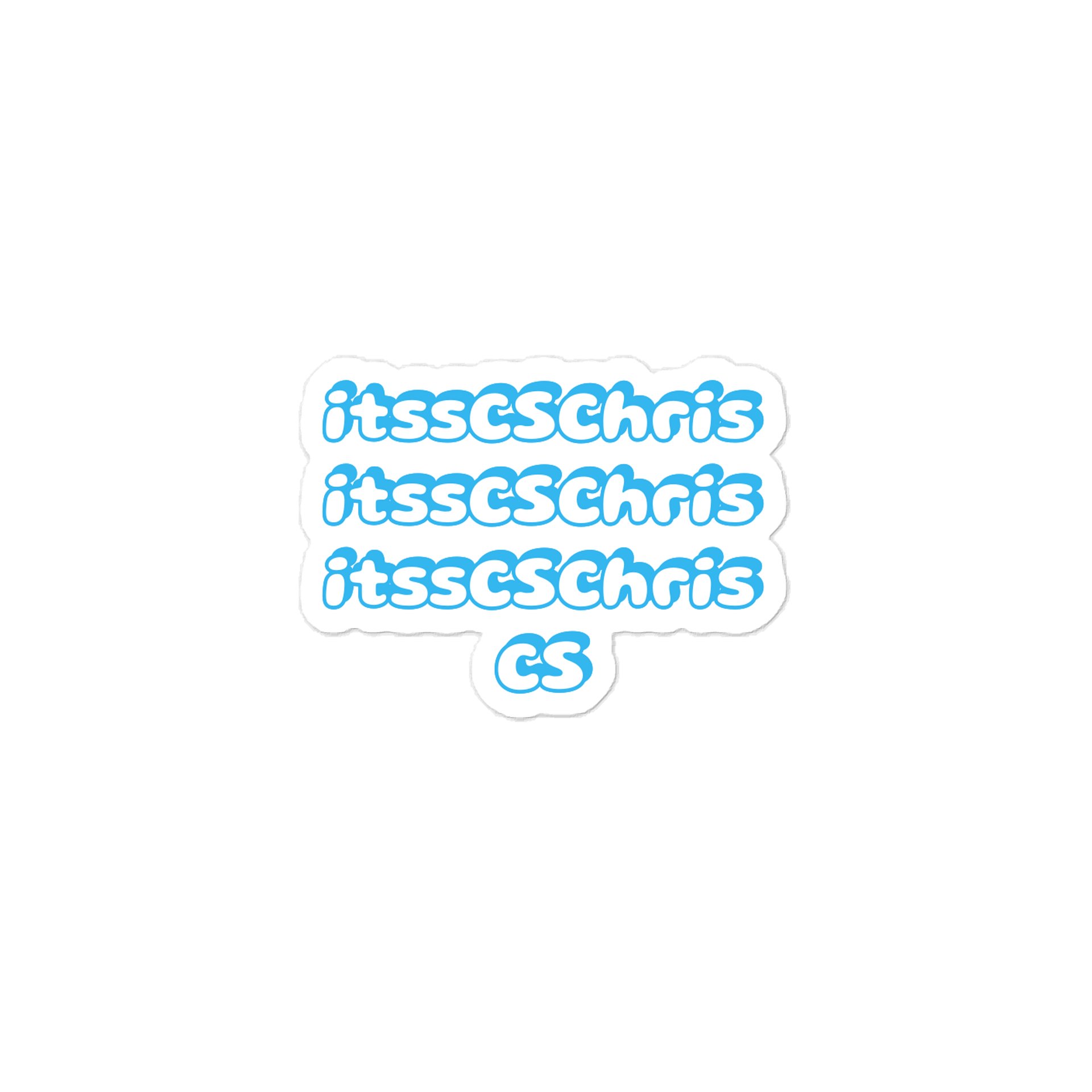 itssCSChris itssCSChris itssCSChris CS Sticker product image (1)