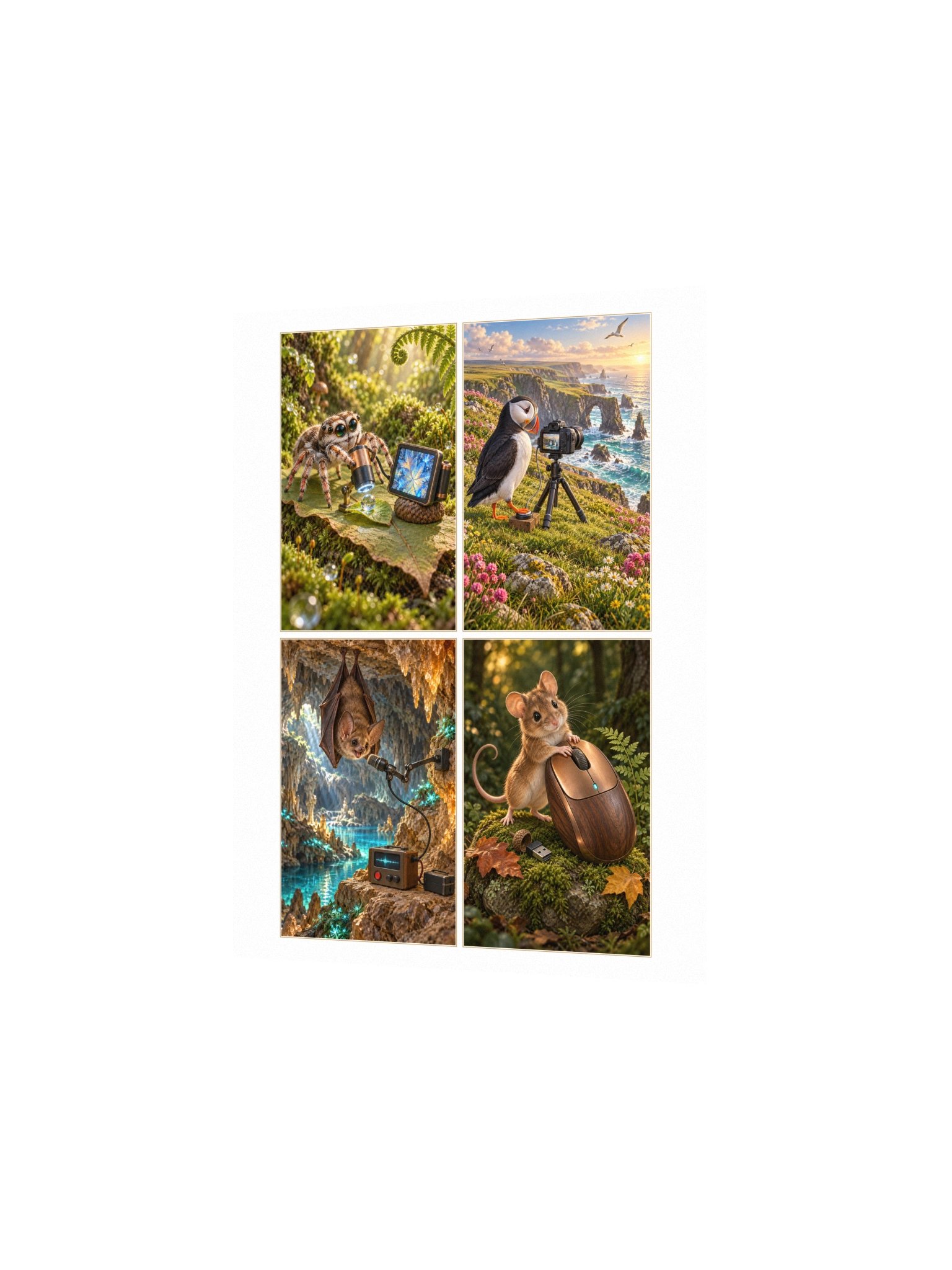 Curious Company Small Art Print product image (2)