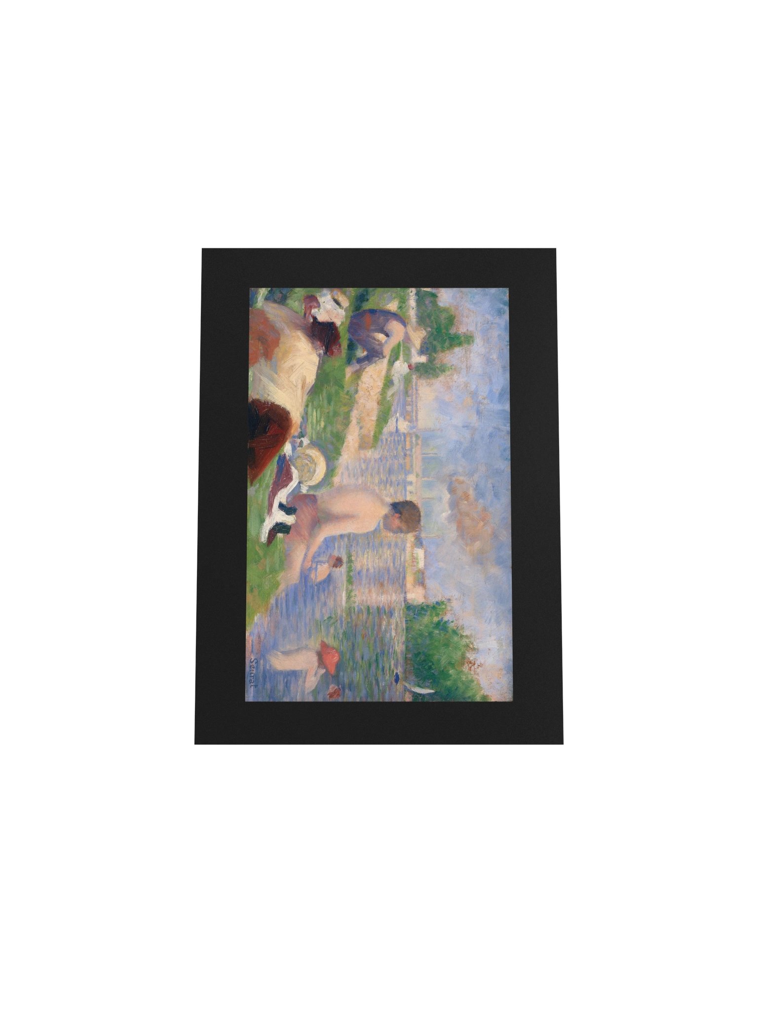 Seurat, Final Study for “Bathers at Asnières” — Fine-Art Poster product image (5)