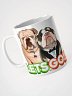 Sraightedge Monster Let's Go!! White Glossy Mug (11oz)