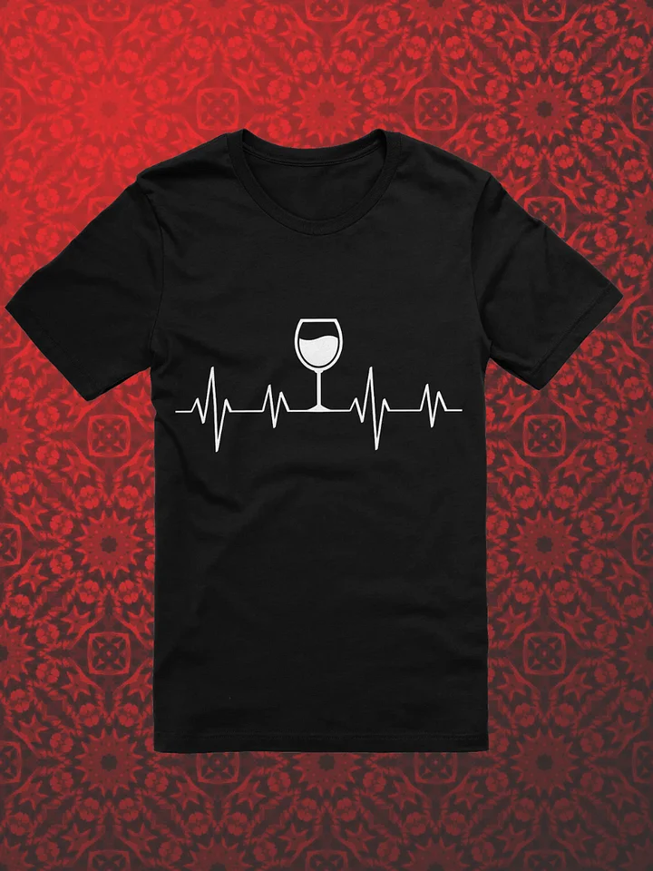 Pulse Wine Glass T-Shirt product image (1)